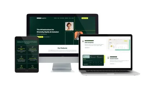 EudaOrg website on desktop, laptop, and tablet